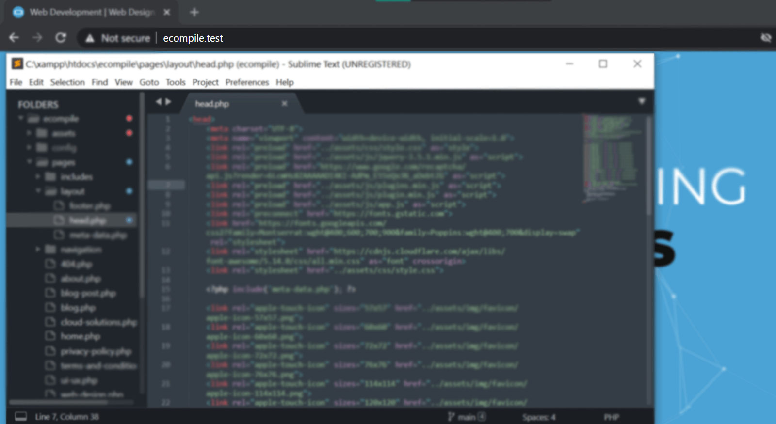 Ecompile Web Development Domain Setup Localhost 